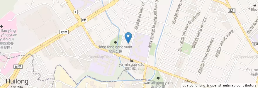 Mapa de ubicacion de 新北市消防局裕民分隊 en Taiwan, Neu-Taipeh, Xinzhuang.