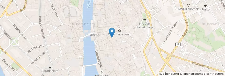 Mapa de ubicacion de Péclard Schober en Suisse, Zurich, District De Zurich, Zurich.