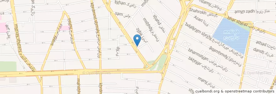 Mapa de ubicacion de داروخانه دکتر اعتمادی en Иран, Тегеран, شهرستان تهران, Тегеран, بخش مرکزی شهرستان تهران.