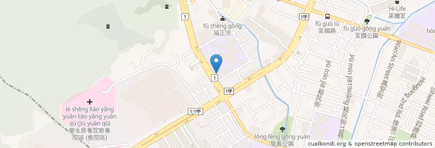 Mapa de ubicacion de 丹鳳國小附設幼稚園 en Taiwan, 新北市, 新莊區.