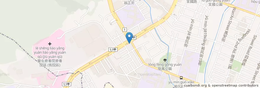 Mapa de ubicacion de 華泰商業銀行 en تایوان, 新北市, 新莊區.