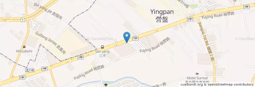 Mapa de ubicacion de 彰化商業銀行 en Taiwan, New Taipei, Xinzhuang District.