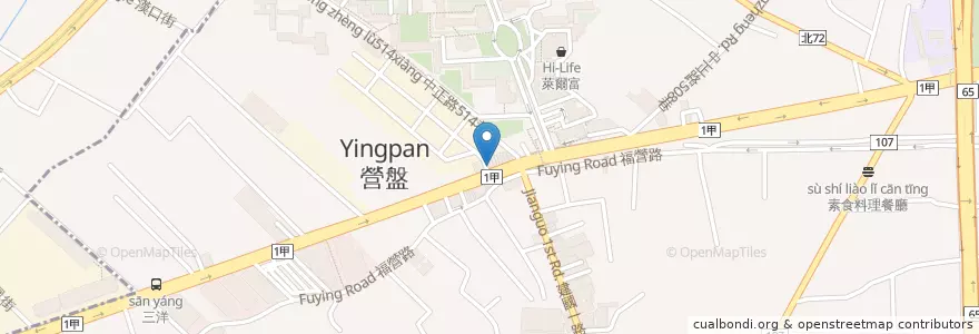 Mapa de ubicacion de 永和豆漿大王 en Tayvan, 新北市, 新莊區.