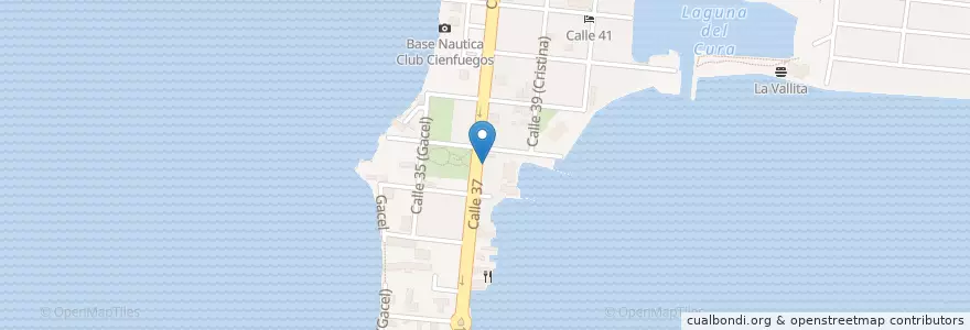 Mapa de ubicacion de Centro Cultural Julio Antonio Mella en کوبا, Cienfuegos, Cienfuegos, Ciudad De Cienfuegos.