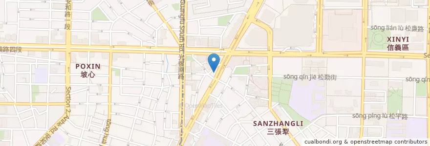 Mapa de ubicacion de 老鍾國 en Taiwan, 新北市, Taipei, 大安區.