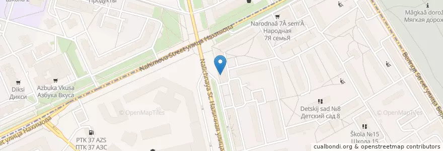Mapa de ubicacion de Сбербанк en Russie, District Fédéral Du Nord-Ouest, Oblast De Léningrad, Saint-Pétersbourg, Василеостровский Район, Округ Гавань.