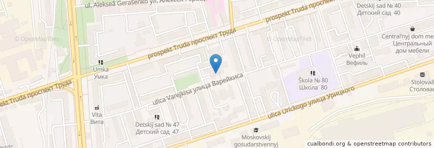 Mapa de ubicacion de МедХэлп Био en Rusia, Distrito Federal Central, Óblast De Vorónezh, Городской Округ Воронеж.