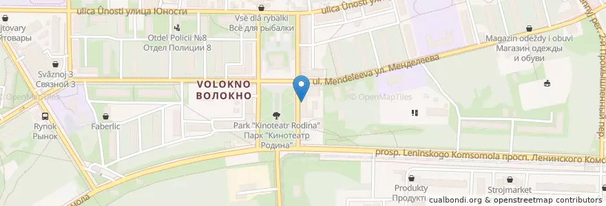 Mapa de ubicacion de Филиал #9 en Rusland, Centraal Federaal District, Oblast Koersk, Курский Район, Городской Округ Курск.