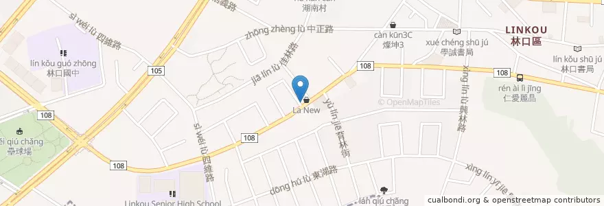 Mapa de ubicacion de 林漢邦診所 en 台湾, 新北市, 林口区.