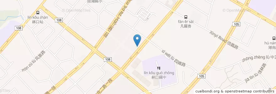 Mapa de ubicacion de 未來婦產科、小兒科 en 타이완, 신베이 시, 린커우 구.