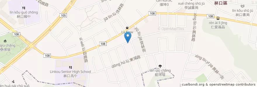 Mapa de ubicacion de 勁寶兒幼稚園、托嬰 en Taiwan, 新北市, 林口區.