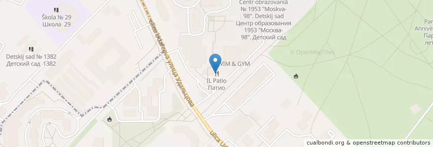 Mapa de ubicacion de Il Патио en Rusland, Centraal Federaal District, Moskou, Западный Административный Округ.