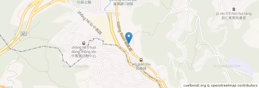 Mapa de ubicacion de 紫雲寺 en 타이완, 타이완성, 지룽 시, 안러 구.