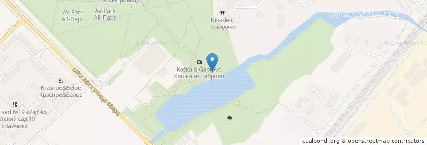 Mapa de ubicacion de На воде & на суше en Russia, Central Federal District, Moscow Oblast, Mytishchi Urban Okrug.