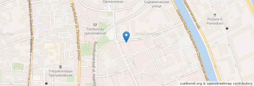 Mapa de ubicacion de Доктор Смайл en Rusia, Distrito Federal Central, Москва, Distrito Administrativo Central, Район Замоскворечье.