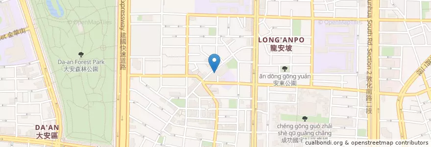 Mapa de ubicacion de 磊磊牙醫診所 en Taiwán, Nuevo Taipéi, Taipéi, 大安區.