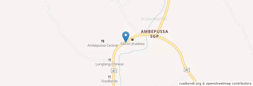 Mapa de ubicacion de Awanhala - Ambepussa Rest House en سری‌لانکا, සබරගමුව පළාත, කෑගල්ල දිස්ත්‍රික්කය.