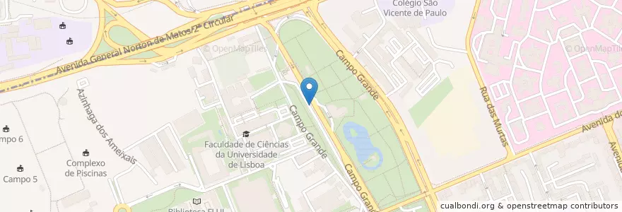 Mapa de ubicacion de LSB-01072 en Portugal, Área Metropolitana De Lisboa, Lisboa, Grande Lisboa, Lisboa, Alvalade.