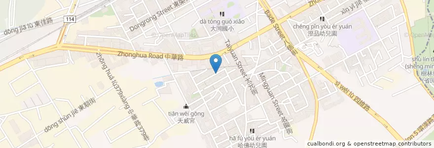 Mapa de ubicacion de 觀音宮 en Taiwan, 新北市, 樹林區.