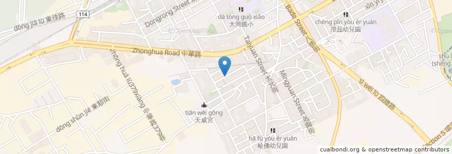 Mapa de ubicacion de 鎮瀾宮 en Taiwan, Neu-Taipeh, Shulin.