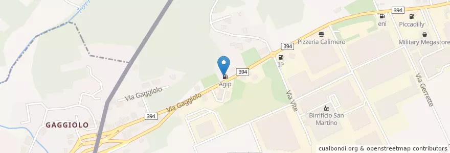 Mapa de ubicacion de Eni en Italia, Lombardía, Varese.