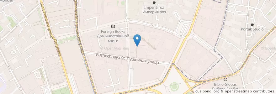Mapa de ubicacion de Озерки en Russia, Distretto Federale Centrale, Москва, Центральный Административный Округ, Тверской Район.