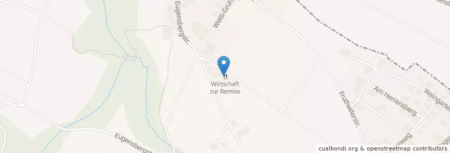 Mapa de ubicacion de Wirtschaft zur Remise en Suiza, Turgovia, Bezirk Kreuzlingen, Salenstein.