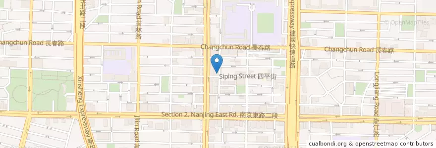 Mapa de ubicacion de 葉記滷味 en Taiwan, Nuova Taipei, Taipei, Distretto Di Zhongshan.