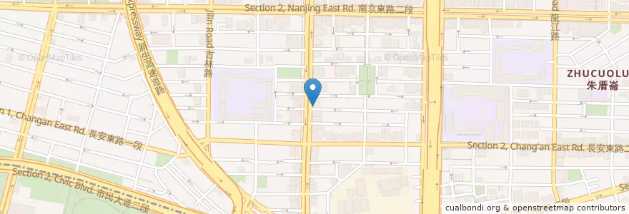 Mapa de ubicacion de Ikari Coffe en Taiwan, Nuova Taipei, Taipei, Distretto Di Zhongshan.