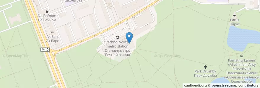Mapa de ubicacion de Три правила en Russia, Distretto Federale Centrale, Москва, Северный Административный Округ, Район Левобережный.