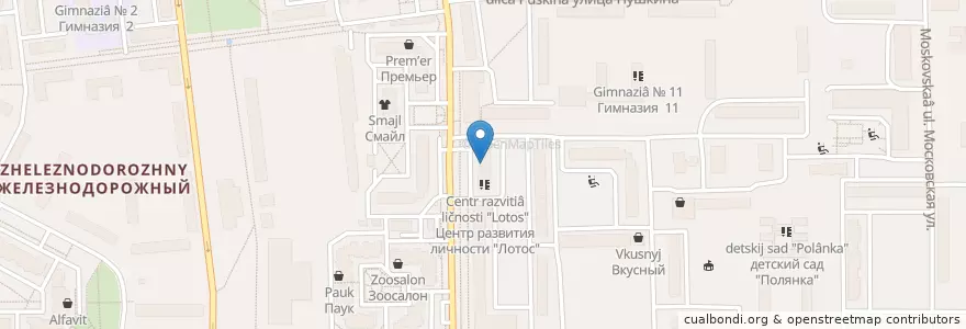 Mapa de ubicacion de Новостом en Russia, Distretto Federale Centrale, Oblast' Di Mosca, Городской Округ Балашиха.