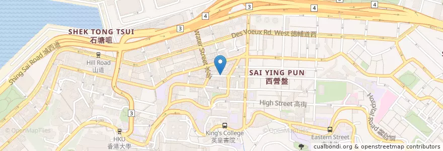 Mapa de ubicacion de Thai Ná en China, Guangdong, Hong Kong, Pulau Hong Kong, Wilayah Baru, 中西區 Central And Western District.