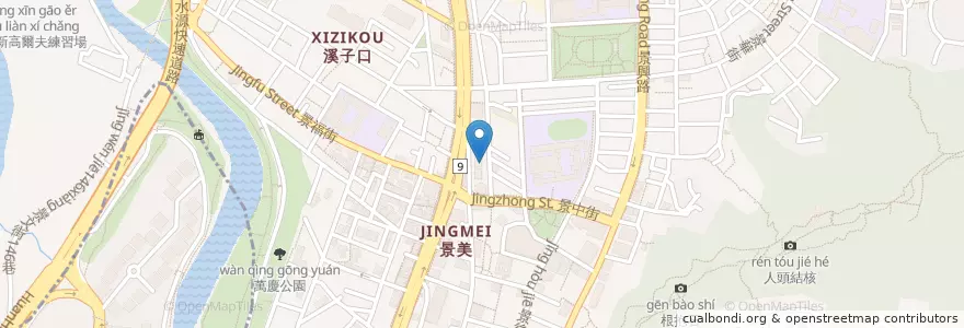 Mapa de ubicacion de 義隆西藥房 en 臺灣, 新北市, 臺北市, 文山區.