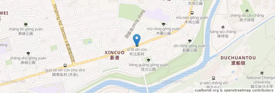 Mapa de ubicacion de 小呂咖啡 en Taiwan, 新北市, Taipei, 文山區.