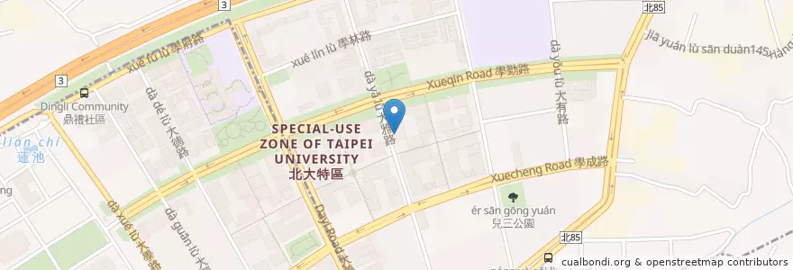 Mapa de ubicacion de APPLE203早午餐‧專賣店 樹林大雅加盟店 en Taiwan, 新北市, 樹林區.