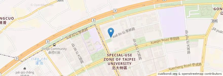 Mapa de ubicacion de 博斯卡車體美研 en Taiwan, Nuova Taipei, Distretto Di Shulin.