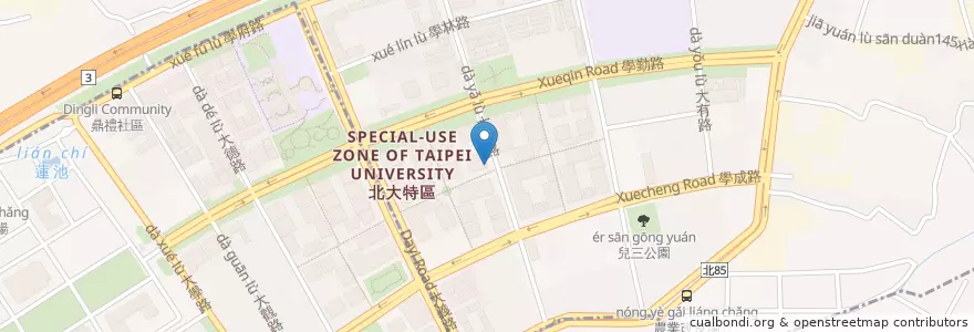 Mapa de ubicacion de 古典玫瑰園 台北三峽北大店 en Taiwán, Nuevo Taipéi, 樹林區.