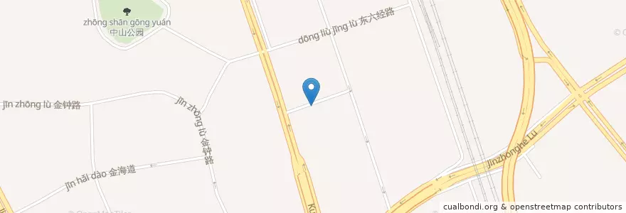 Mapa de ubicacion de 天津二中 en الصين, تيانجين, خبي, 河北区 (Hebei).