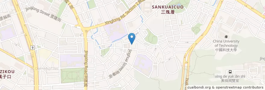Mapa de ubicacion de 春臨堂蔘藥行 en 臺灣, 新北市, 臺北市, 文山區.