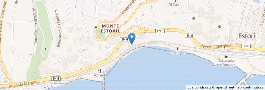 Mapa de ubicacion de Expresso en Portekiz, Área Metropolitana De Lisboa, Lisboa, Grande Lisboa, Cascais, Cascais E Estoril.