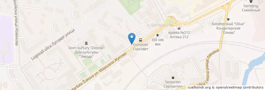 Mapa de ubicacion de Народный телефон en Russia, Central Federal District, Moscow Oblast, Наро-Фоминский Городской Округ.