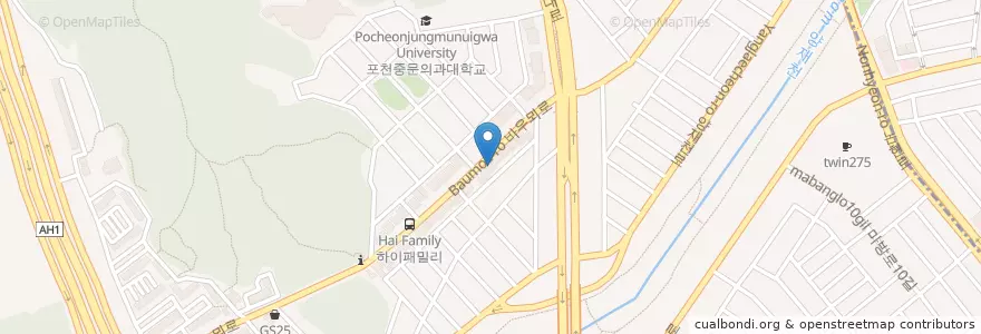 Mapa de ubicacion de Asia Kitchen en South Korea, Seoul, Seocho-Gu, Yangjae-Dong.
