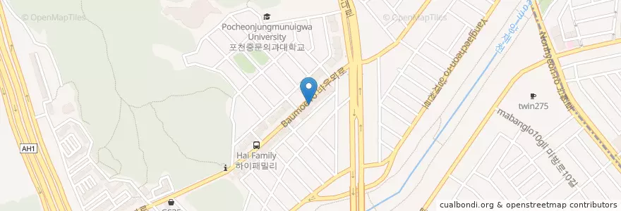 Mapa de ubicacion de Keystone Panini House en 대한민국, 서울, 서초구, 양재동.