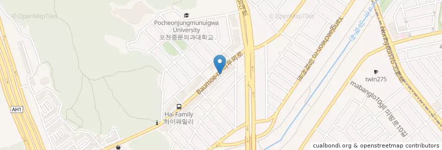 Mapa de ubicacion de S'wich Cafe en 韩国/南韓, 首尔, 瑞草區, 양재동.