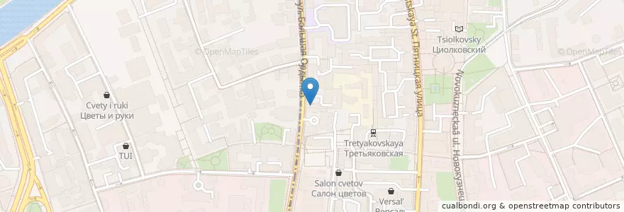 Mapa de ubicacion de Burger Heroes en Russia, Distretto Federale Centrale, Москва, Центральный Административный Округ.