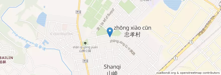 Mapa de ubicacion de 老兄牛肉麵 en Taiwan, Taiwan Province, Hsinchu County, Xinfeng Township.