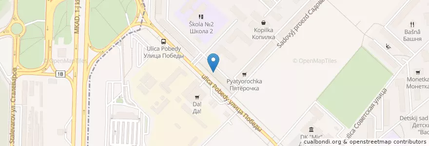 Mapa de ubicacion de Ангел-Дент en Russland, Föderationskreis Zentralrussland, Oblast Moskau, Городской Округ Реутов.