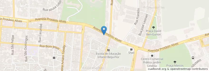 Mapa de ubicacion de Paulinha Lanches en Brasilien, Süden, Rio Grande Do Sul, Região Metropolitana De Porto Alegre, Região Geográfica Intermediária De Porto Alegre, Região Geográfica Imediata De Porto Alegre, Porto Alegre.