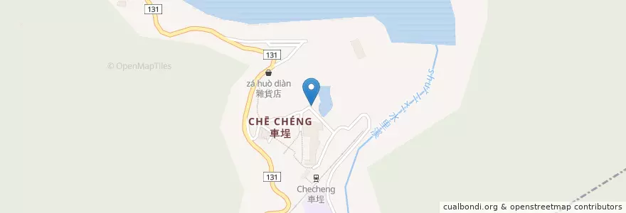 Mapa de ubicacion de 木茶房 en 臺灣, 臺灣省, 南投縣, 水里鄉.