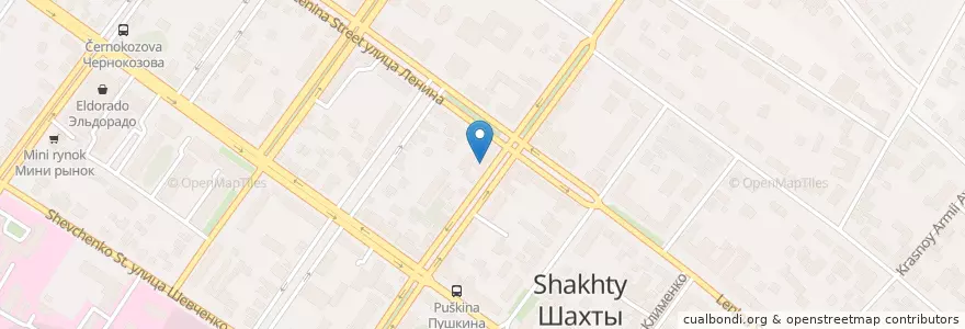 Mapa de ubicacion de Николай en 俄罗斯/俄羅斯, 南部联邦管区, 罗斯托夫州, Городской Округ Шахты.